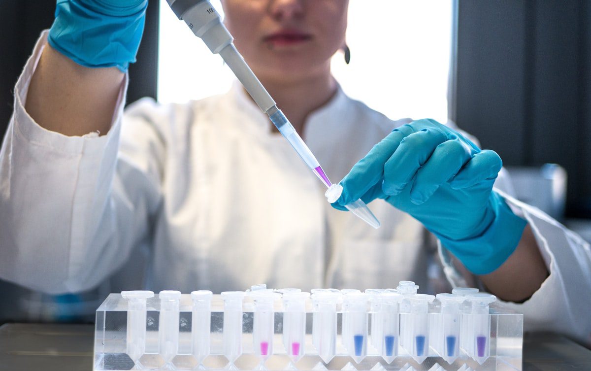 Tirzepatide peptide research sample preparation in the lab